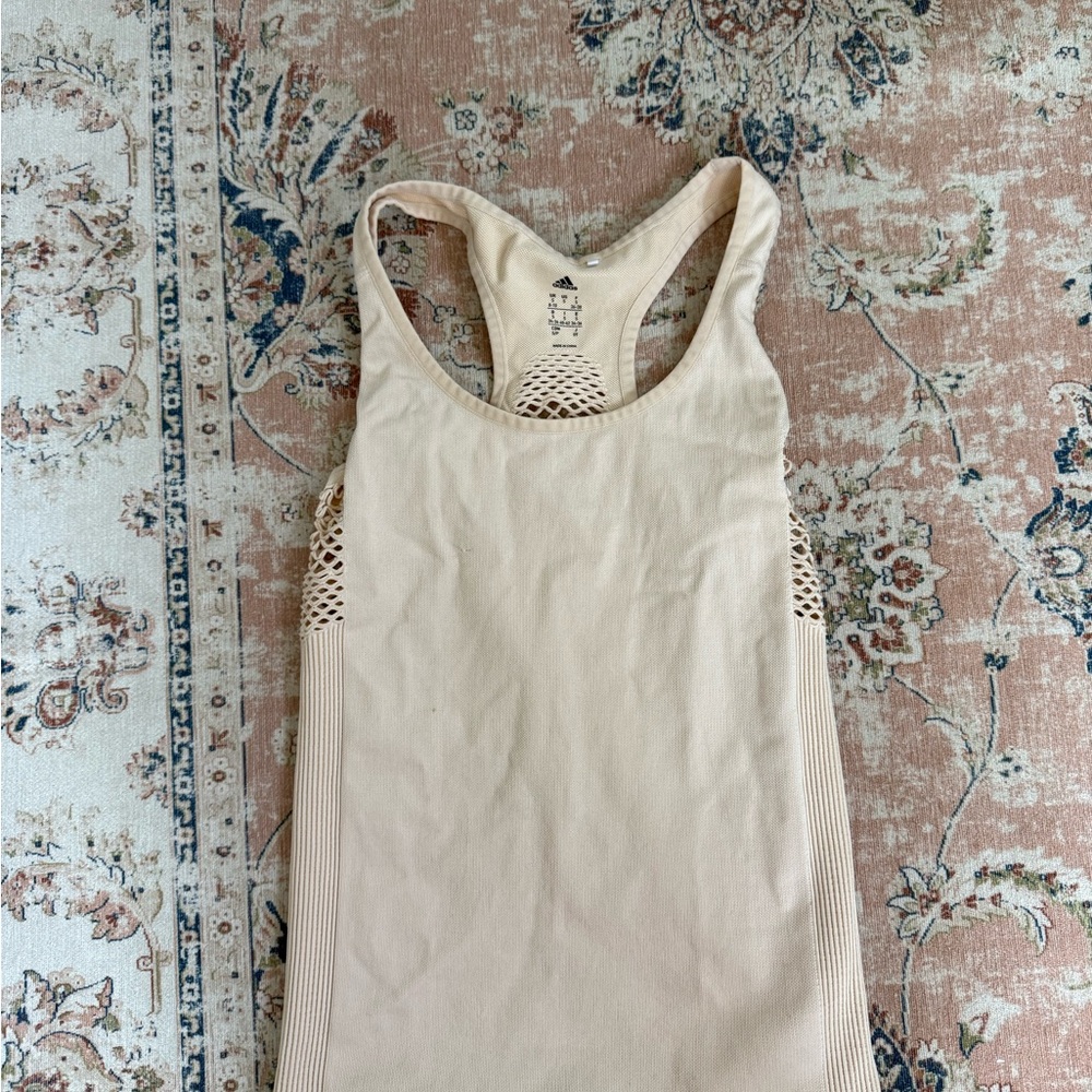 Adidas Beige Knit Top